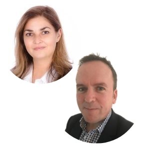 Stella Chadwick and Ben Marlow