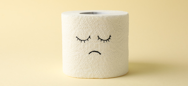 Unhappy loo roll