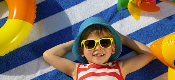 Boy in sunglasses